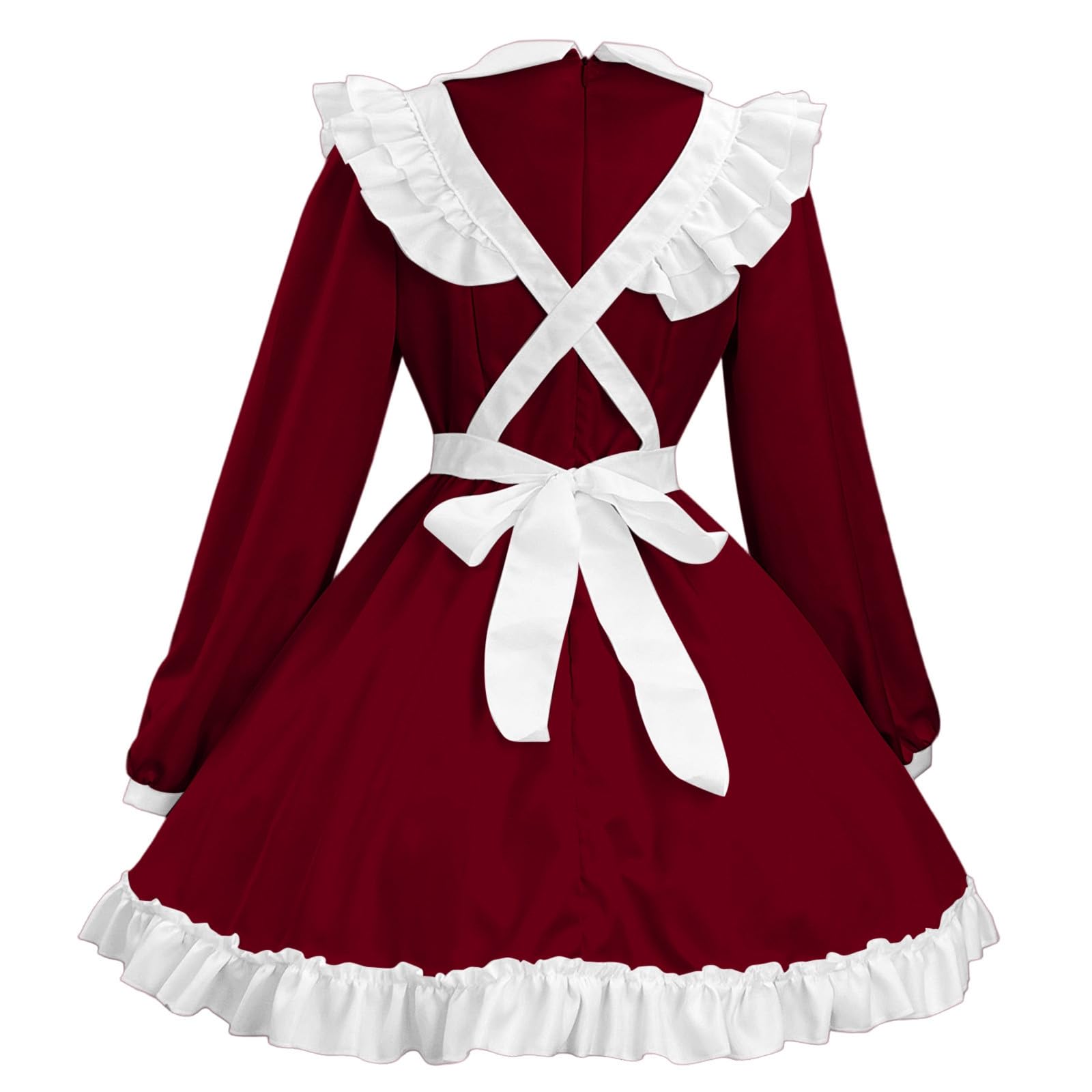 Generisch 2026 Disfraces de cosplay elegantes trajes góticos elegantes vestidos oscuros para actuaciones lindo disfraz de manga larga versátil moda etapa con encanto victoriano sofisticación femenina