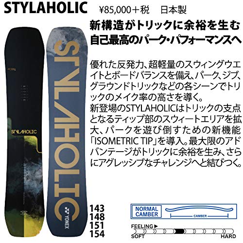 ヨネックスのパーク向けボード スタイラホリック について これからのスノーボードの話をしよう