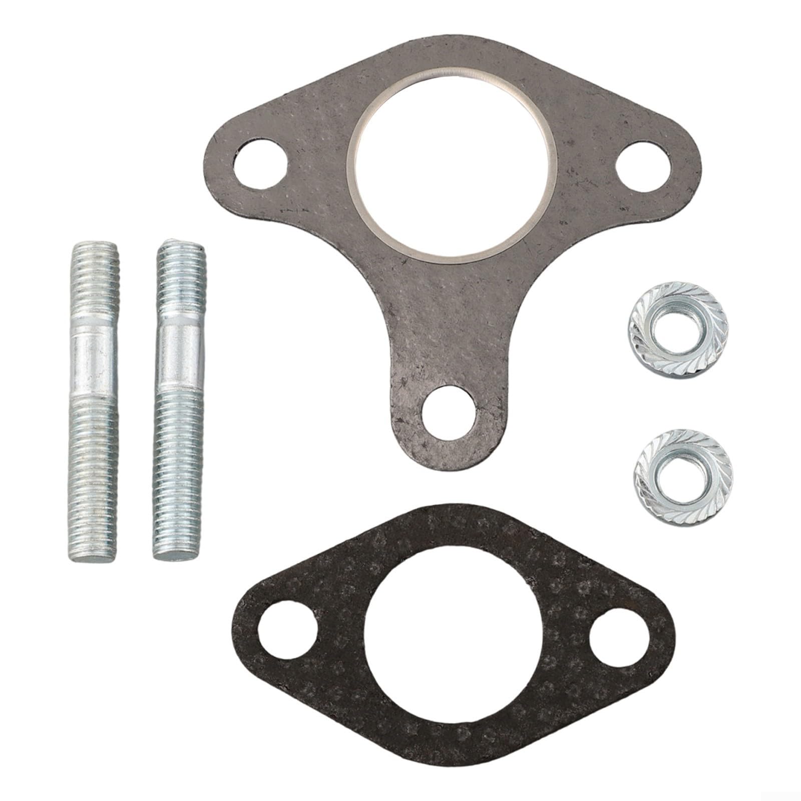 Muffler Exhaust Gasket Set with Bolts and Nuts for GX240 Engines 13HP 11HP 9HP 8HP Lawn Mower Parts Replacement 90047-ZE2-000 18333-ZB4-800