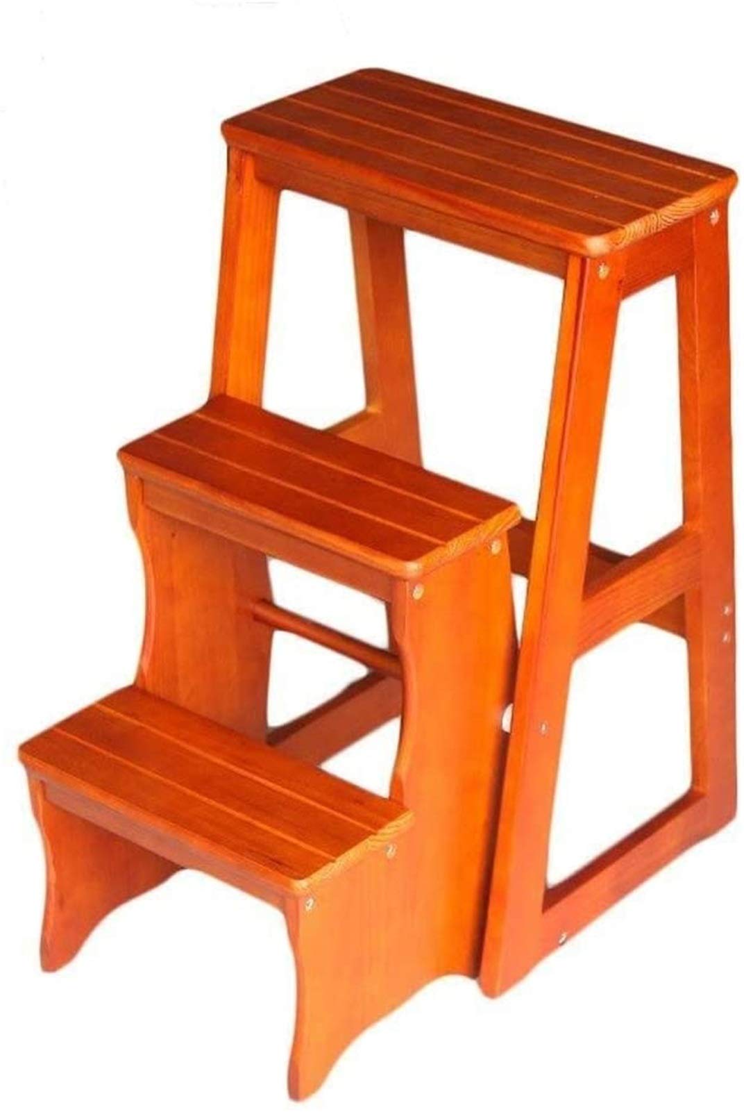 Escabeau en bois à 3 couches pour organiser la cuisine et suspendre les fleurs