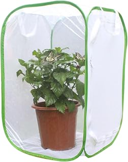 Butterfly Habitat Butterfly Breeding Net Folding Habitat Cage White Mesh Cage for Kid Garden Science Education Tool 40x40x60cm
