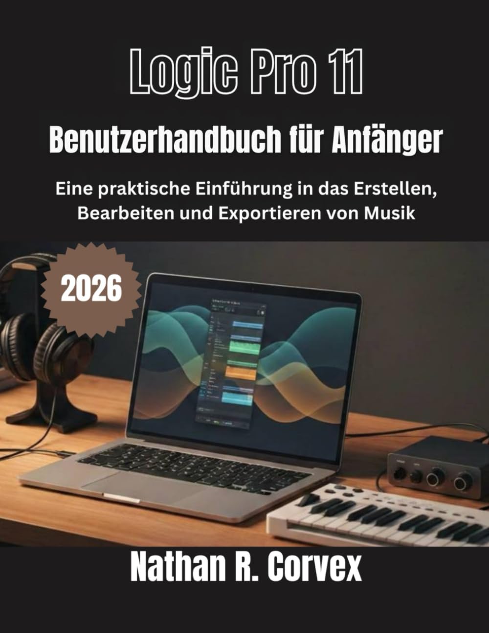Logic Pro 11 Benutzerhandbuch für Anfänger: Eine praktische Einführung in das Erstellen, Bearbeiten und Exportieren von Musik