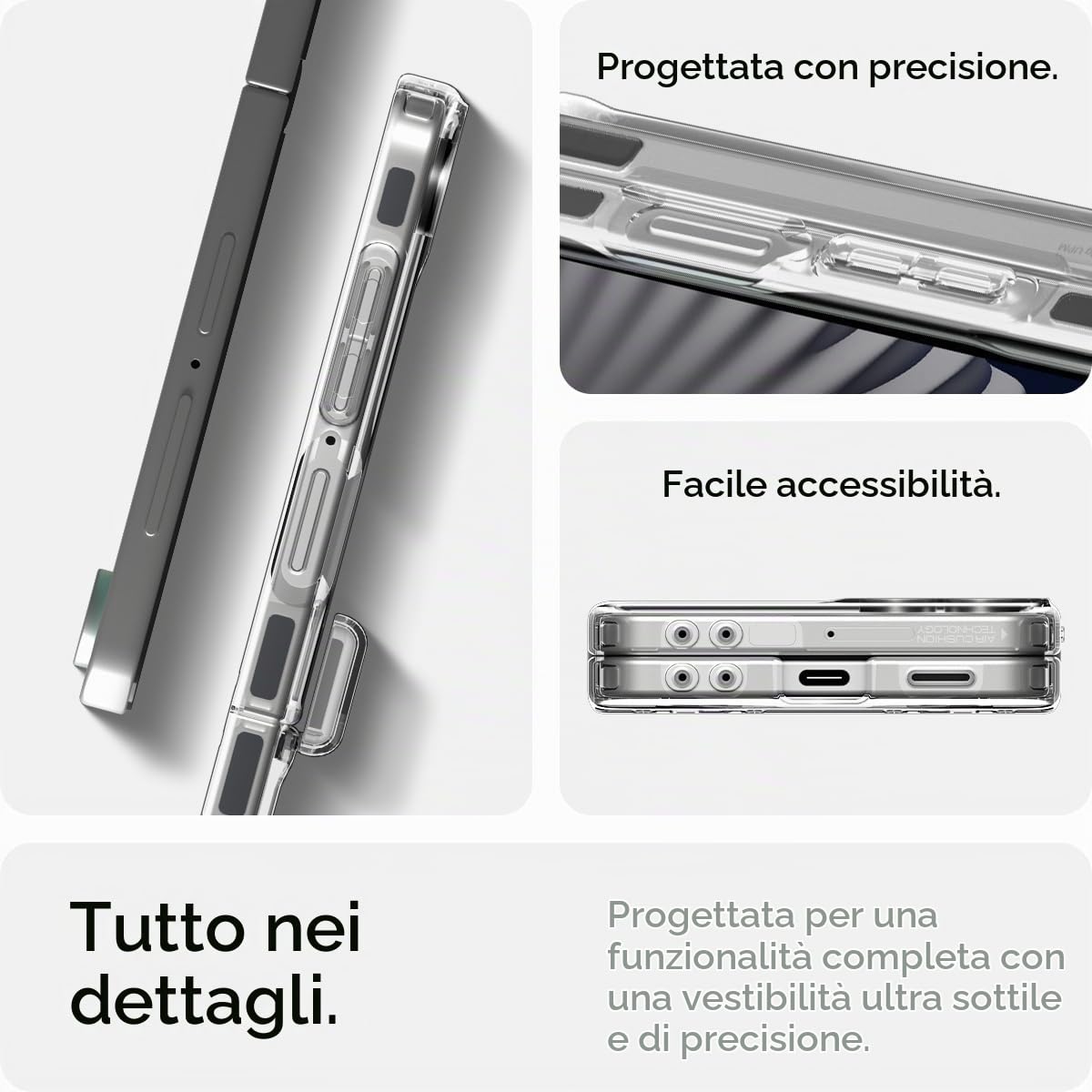 Spigen Cover Ultra Hybrid Pro MagFit Compatibile con Samsung Galaxy Z Flip 7 - Neo One