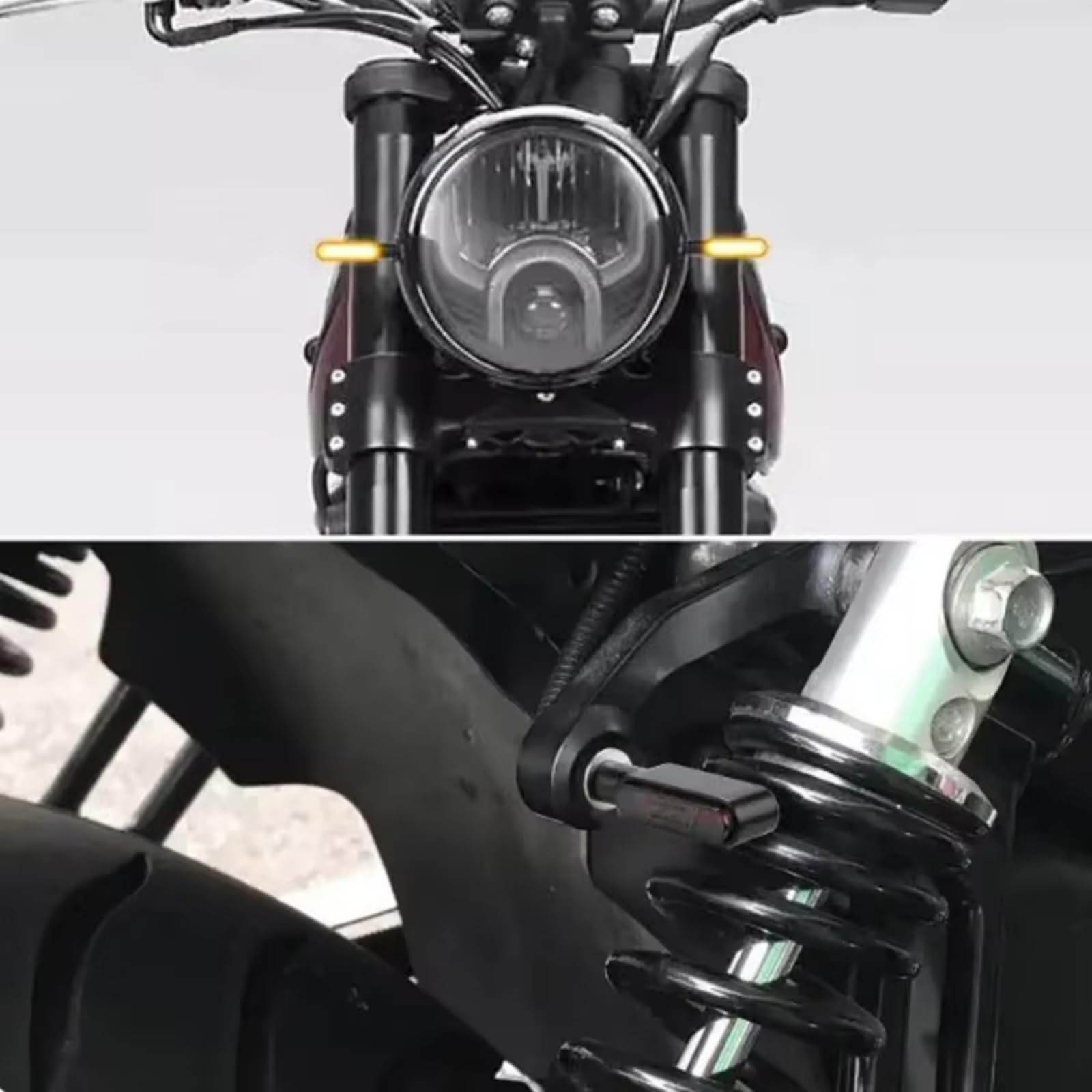 Intermitentes Luz Intermitente Para Motocicleta E24 12 V 8 Mm Universal Para Intermitentes Laterales De Motocicleta