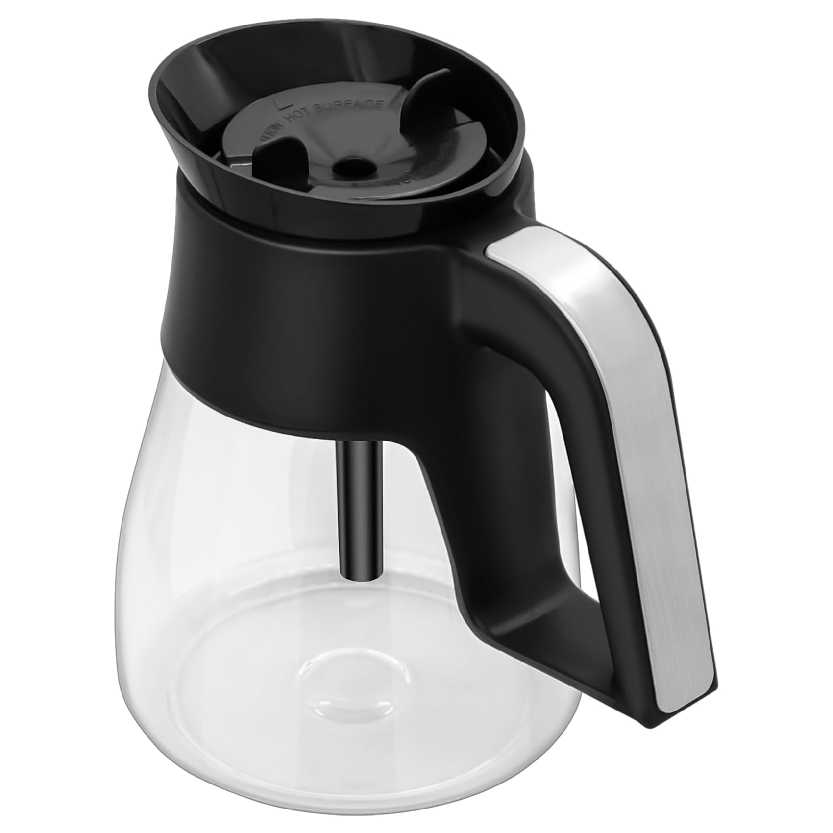WSEYU 10-Cup Glass Carafe Replacement Compatible with Ninja CM401 CM371 CP301 Specialty Hot & Iced Coffee Makers, Replacement 50 oz Coffee Pot with Brew-Through Lid for Ninja CM300 CM400 CP300 CF091