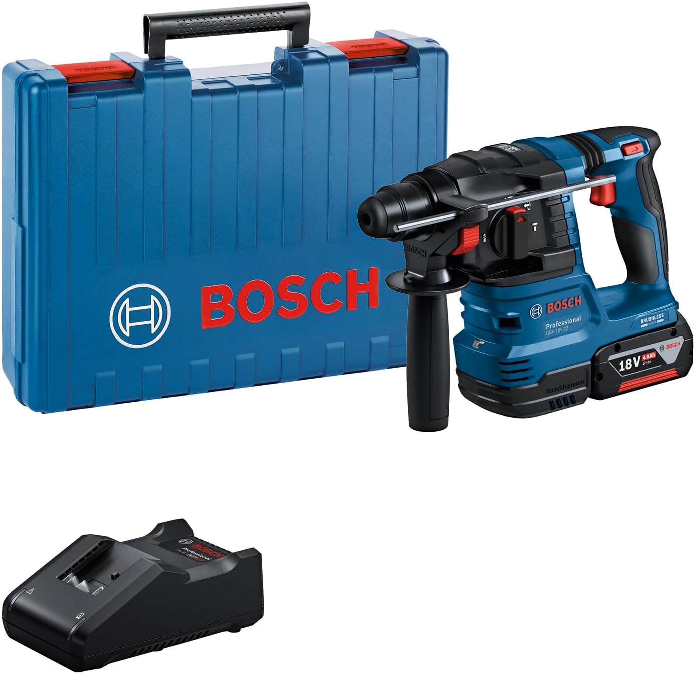 BOSCH CORDLESS HAMMER DRILL GBH SKIN 18V-34 CF - R.C. Manubhai & Co. Pte Ltd - View #4