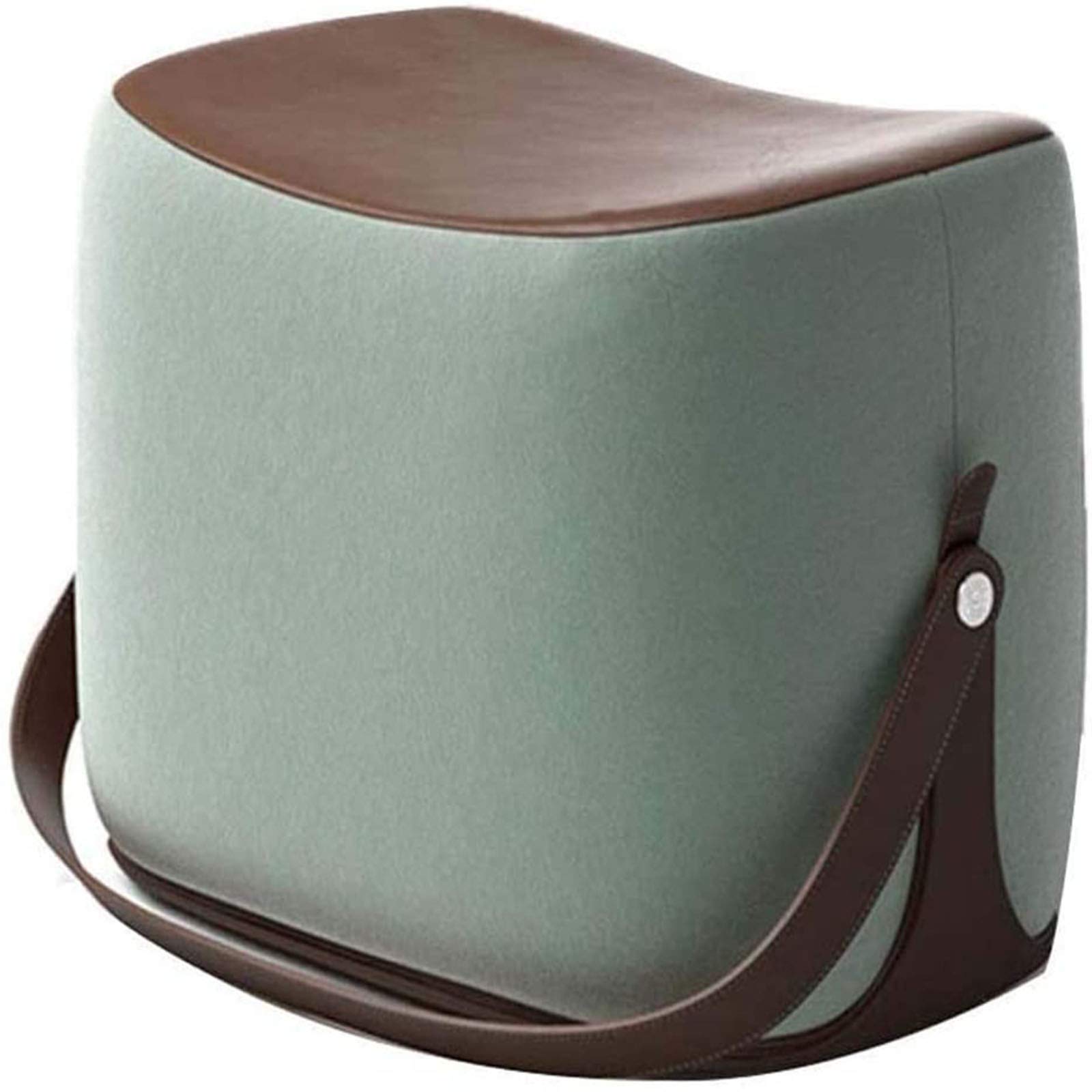 Poufs de selle portables DASHADAO en velours et cuir avec poignée