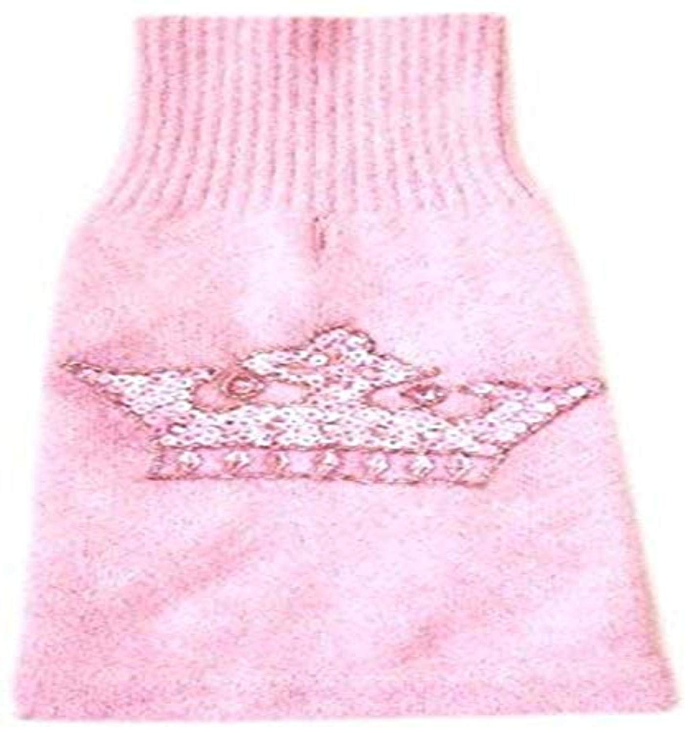 Juliet Turtleneck Pet Sweater, Small, Light Pink, Model Number: D165