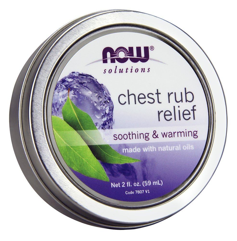 Solutions, Chest Rub Relief, Soothing and Warming, with Soothing Natural Oils and Menthol Aroma, for Breathing Comfort and Well-Being, 2-Ounce