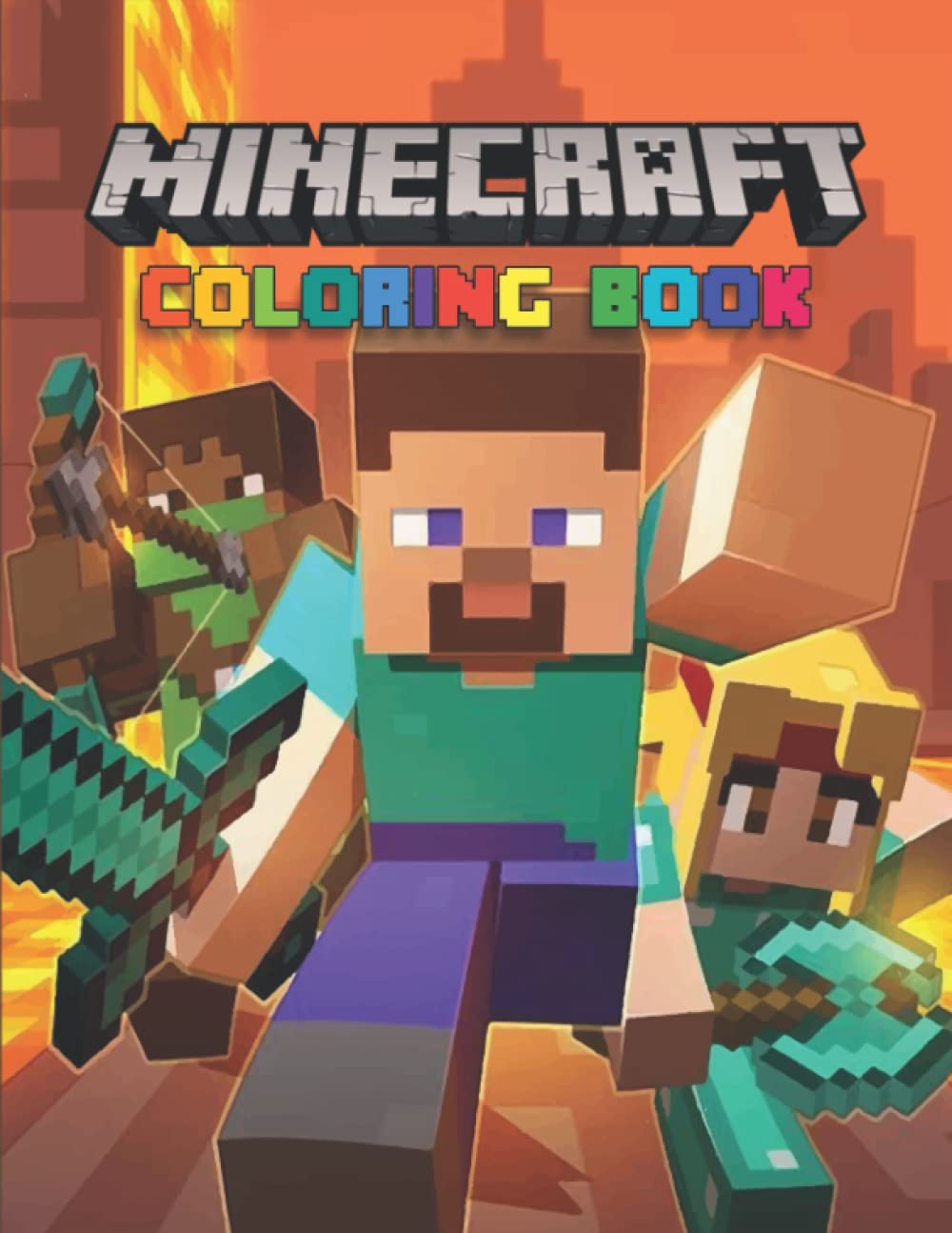 Buy Mínecraft Coloring Book Mínecraft Coloring Book for Kids