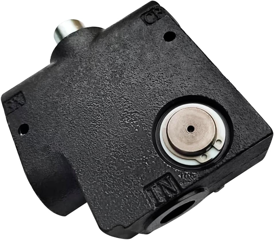 Hex Autoparts Pressure Compensating Variable Hydraulic Flow Control Valve w/Relief Compatible with FCR51-1/2 or PFC51-1/2, Hydraulic Pressure Relief Valve 1/2” NPT Port Size, 0-16 GPM