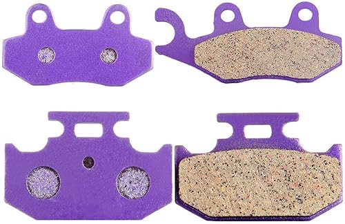 Miniatura 6 de SCITOO FA135, FA152 Pastillas de freno para Kawasaki KDX200 1993-1994 pastillas de freno delanteras y traseras de fibra de carbono