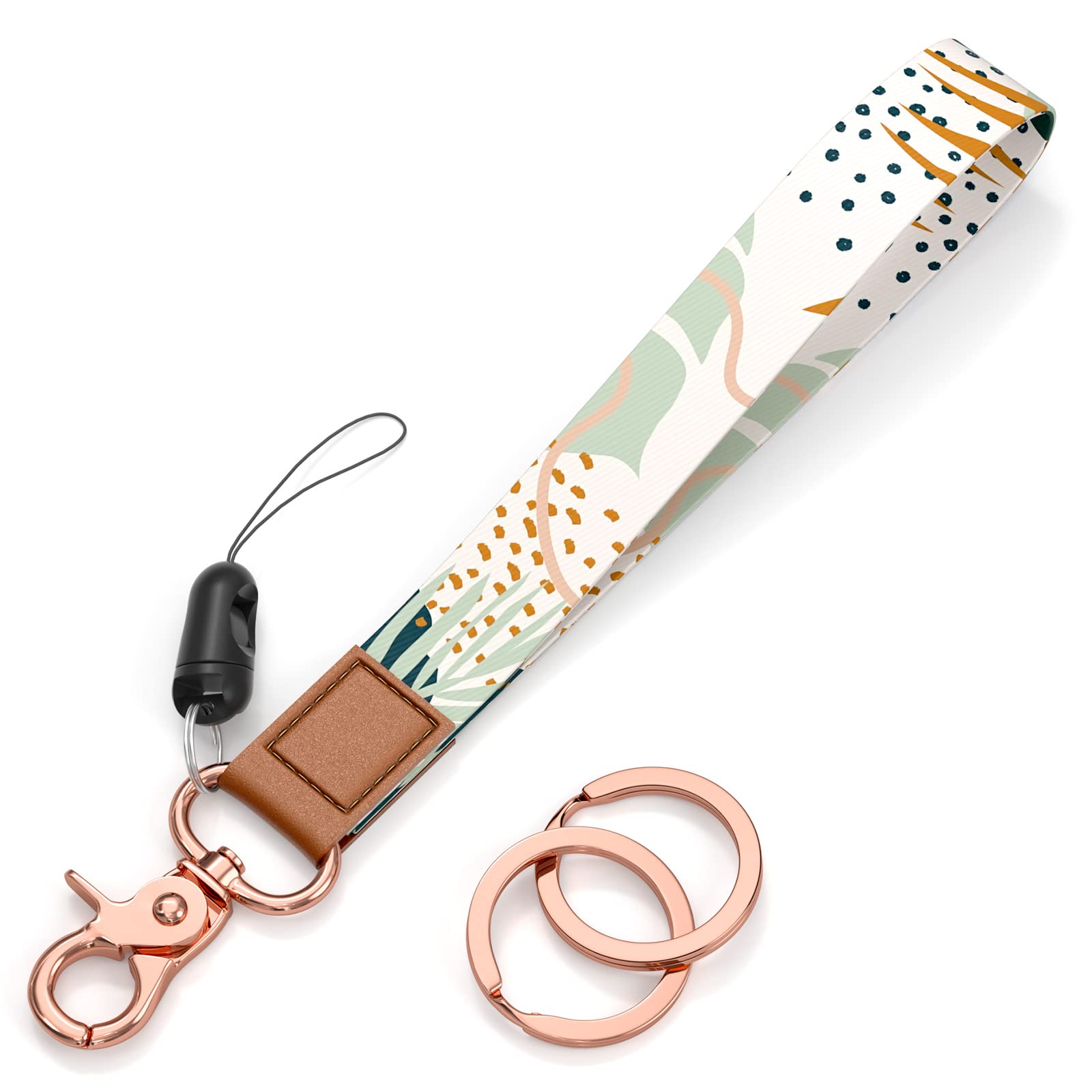 Rimilak Wristlet Keychain, Wrist Lanyard Key Chain for Women Men Car Keys ID Badges Card Wallet Phone Camera