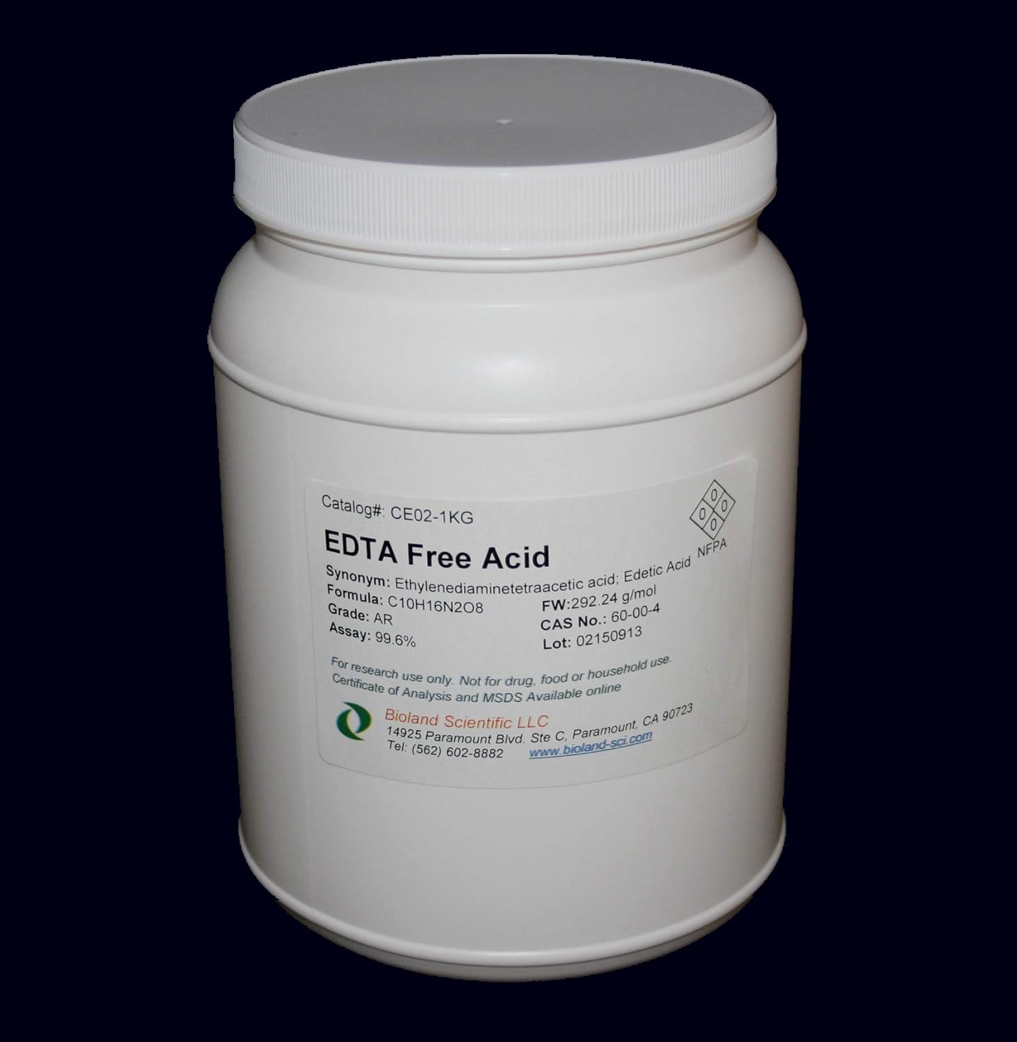 EDTA Free Acid (AR Grade, 1 kg)