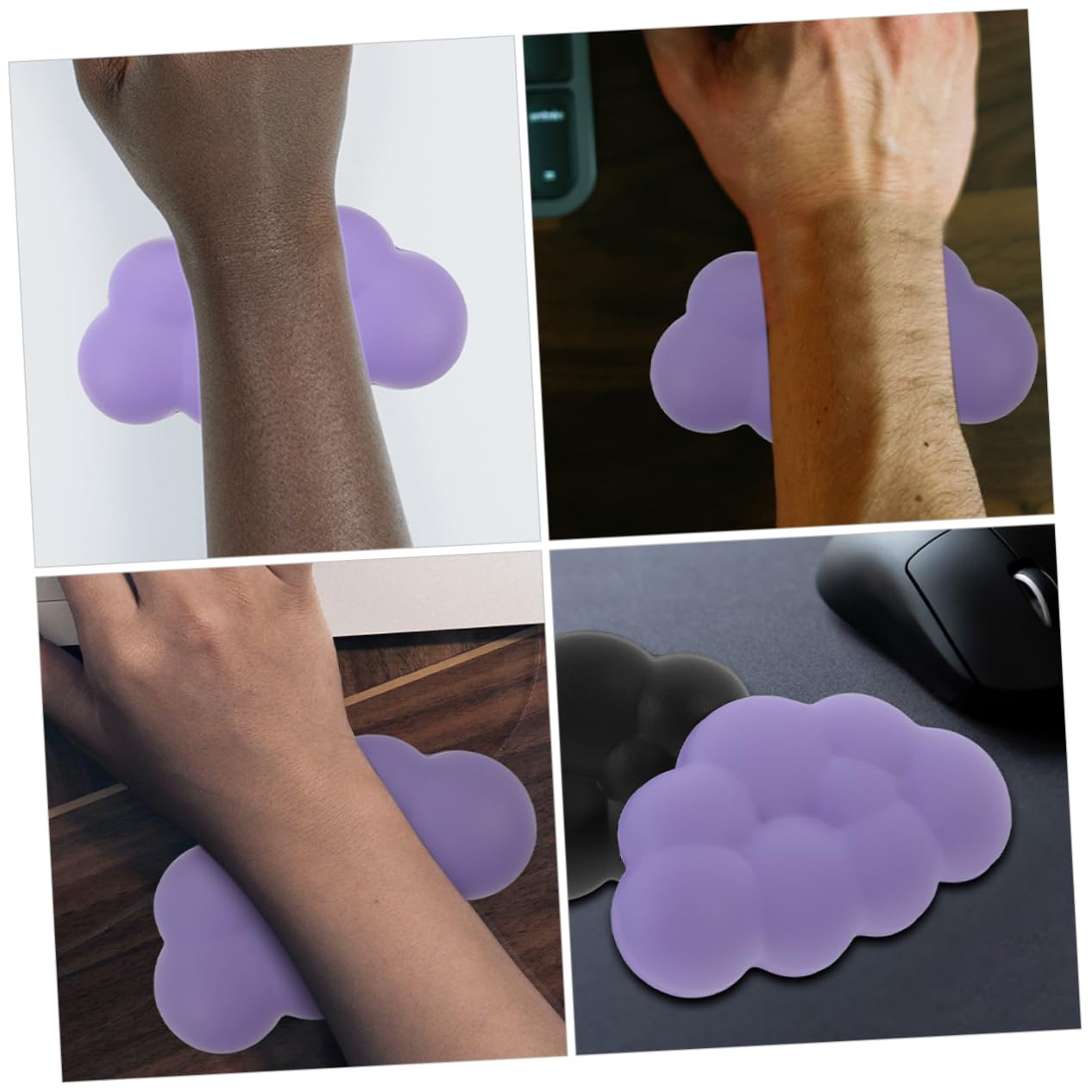 10pièces Repose-poignet Pour Clavier Ergonomique Support Portable Et Antidérapant Pour Bureau Fatigue Des Poignets Pour Travailleurs Les Joueurs Rédacteurs