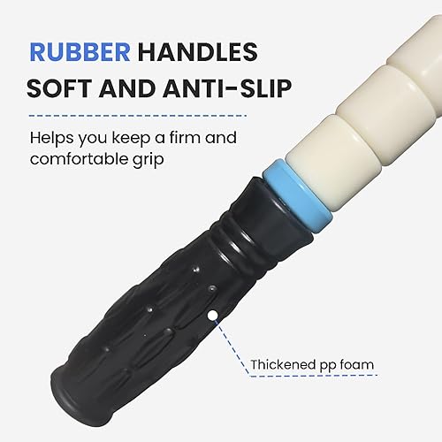 Miniatura 4 de Muscle Roller Stick Ctwctr - Rodillo de masaje para drenaje linfático, masajeador de celulitis, masajeador de piernas para circulación y alivio del