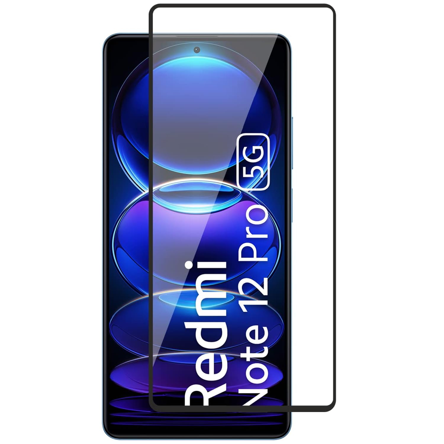 Tempered Glass Screen Protector Compatible for Redmi Note 12 Pro 5G with Edge to Edge Coverage and Easy Installation Kit, Pack of 1-image-39