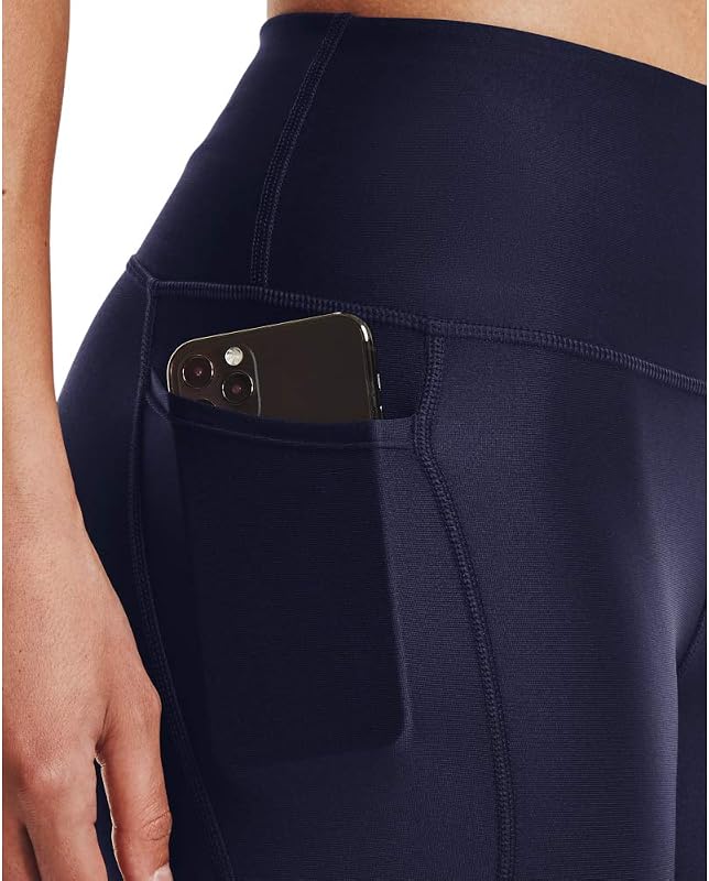 Women's HeatGear Armour High Waisted Ankle No-Slip Leggings image 7