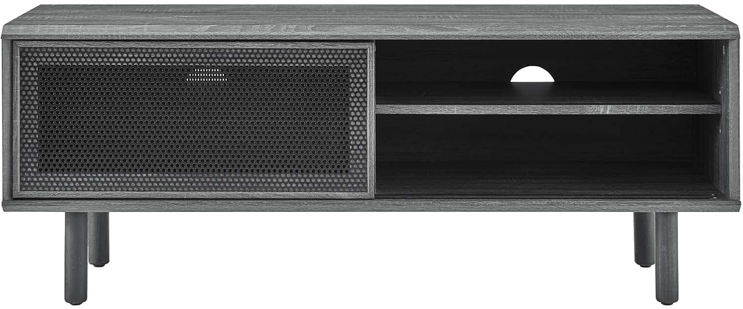 Modway Kurtis MDF and Particleboard TV Stand for TVs up to 52" in Charcoal