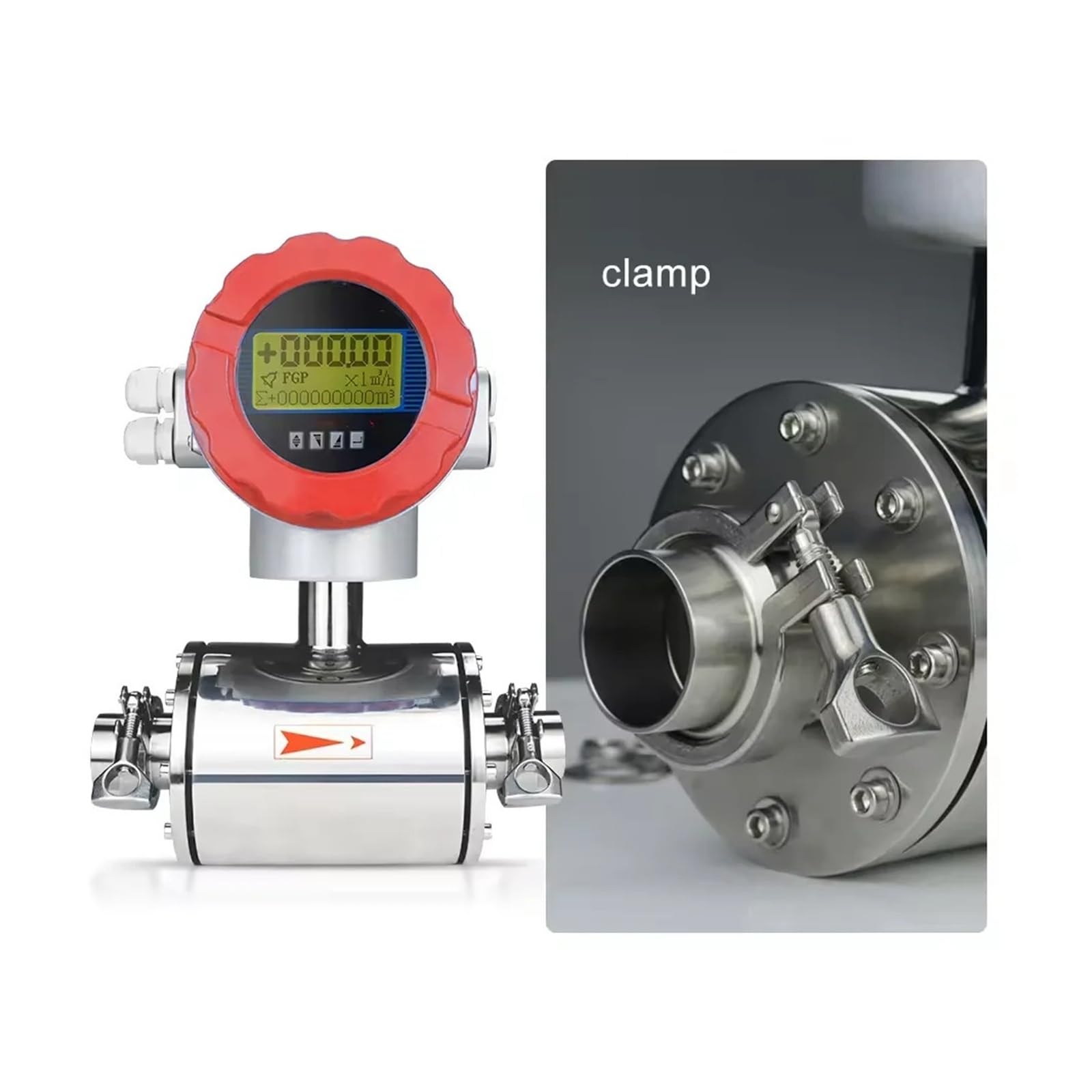 Przepływomierz elektromagnetyczny SS304 2 cale 50 mm (32)