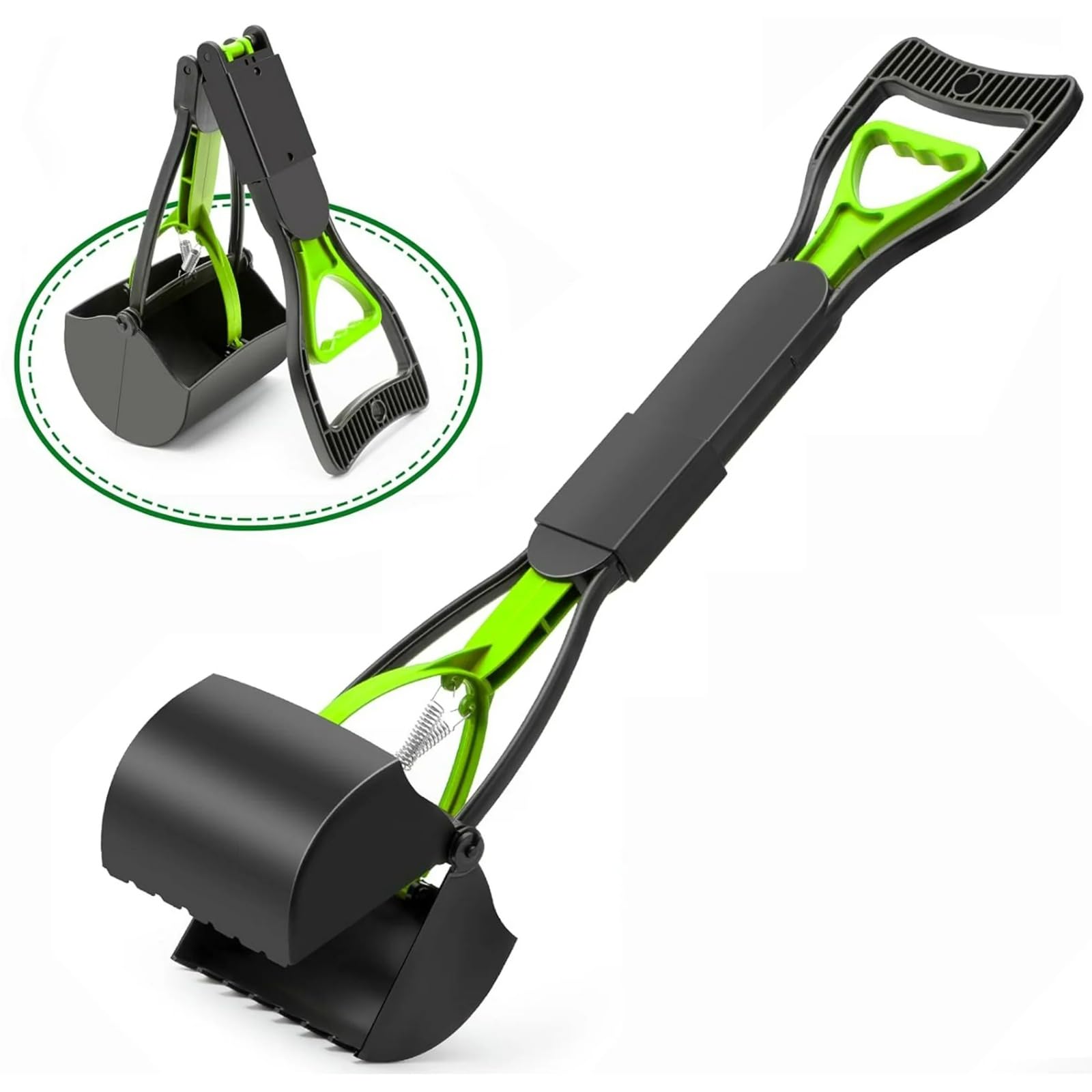 Movson Scooper for Pet Scooper for Dog Waste, Cleaner & Picker Potty Scooper, High Strength Material, and Durable Spring for Easy Grass and Gravel Pick Up Puppies & Small Breed - Large (Large) (B0D9LT3YFT) Amazon Price History, Amazon Price Tracker