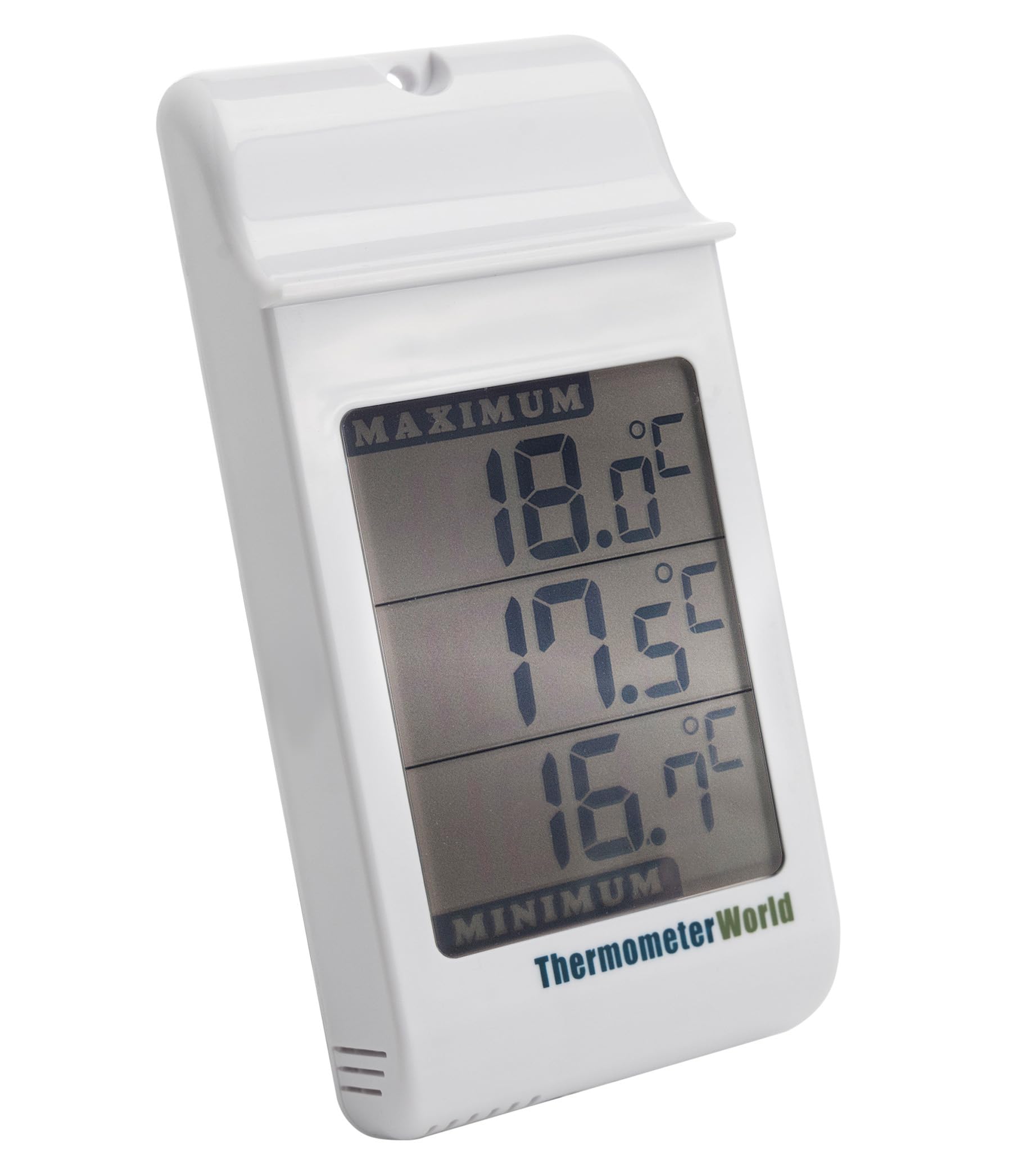 Digital Greenhouse Thermometer for Monitoring Maximum and Minimum Temperatures - High Low Thermometer for Recording Max and Min Temperatures Garage Greenhouse Accessories Indoor Outdoor