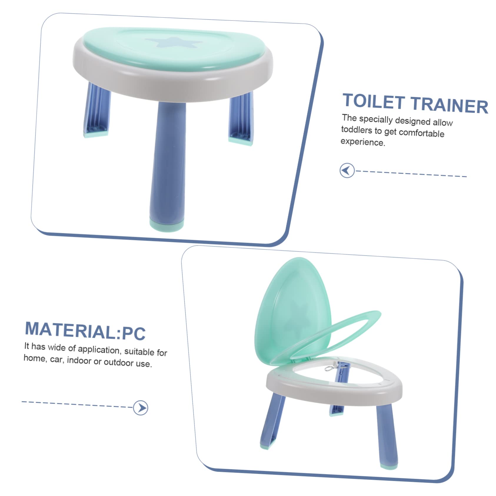 Orinal Plegable de Viaje para Niños Portátil de PC | Uso en Casa y Viajes, para Niño y Niños, Diseño Reducido Estructura Plegable