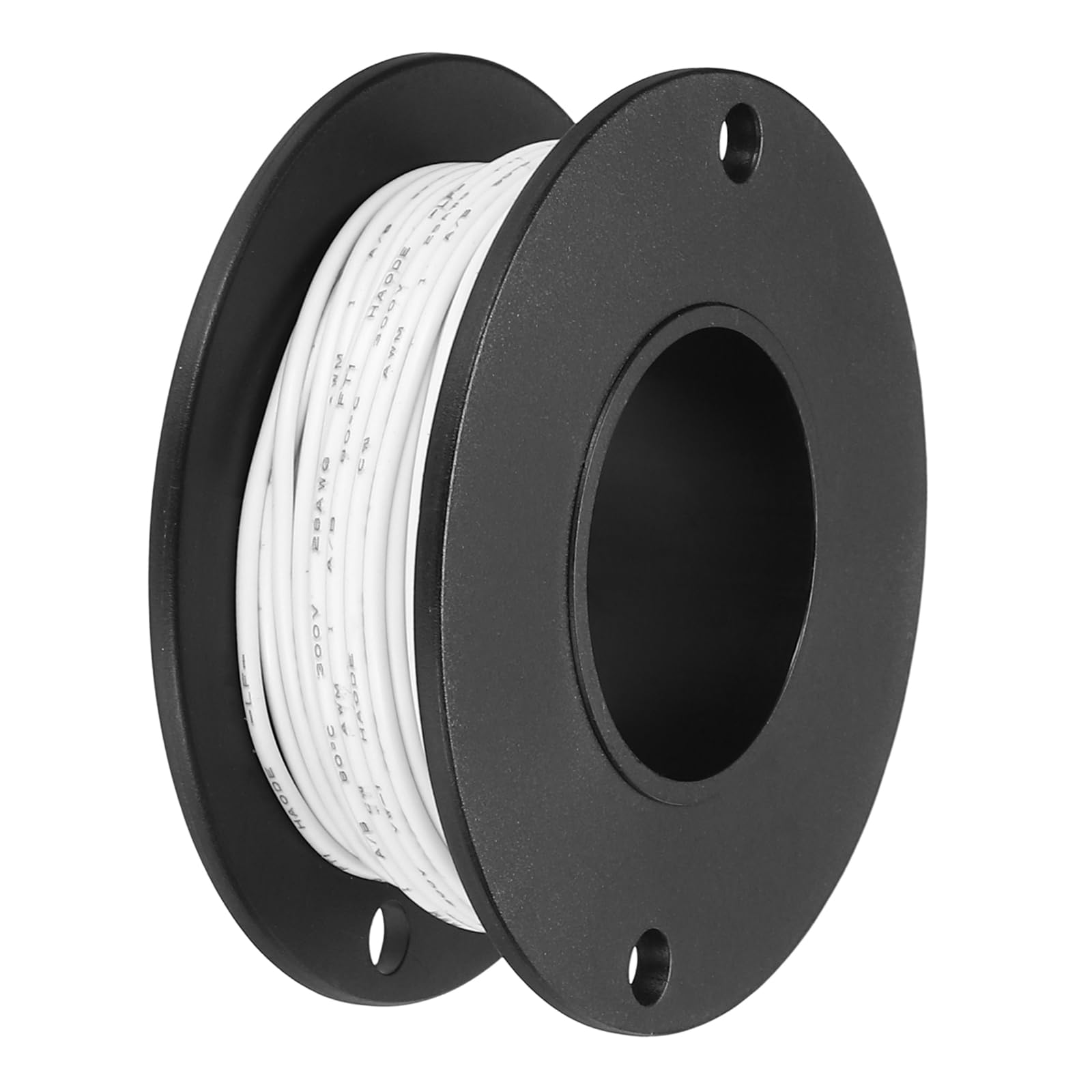 sourcing map 28AWG Stranded PVC Hookup Wire 10M/33ft White, Electrical UL1007 Spool Tinned Copper Wire for Internal Connecting, Marine