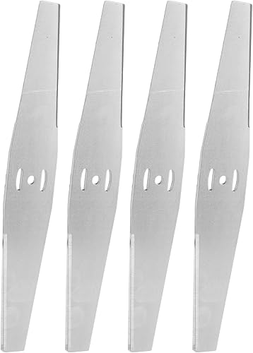 TOPINCN Cuchilla de cortacésped de acero inoxidable, juego de repuesto eficiente para cortador de césped para herramienta de desbrozadora de patio y