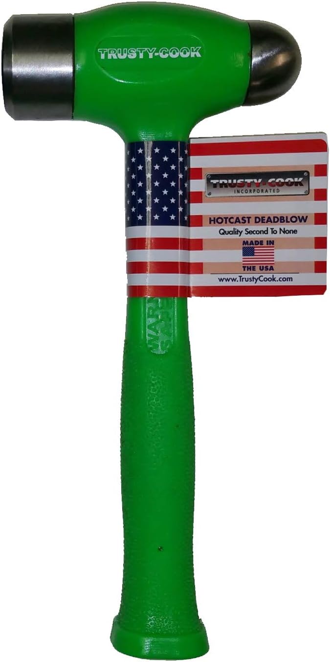 Ball Peen Dead Blow Hammer (36oz, Red)