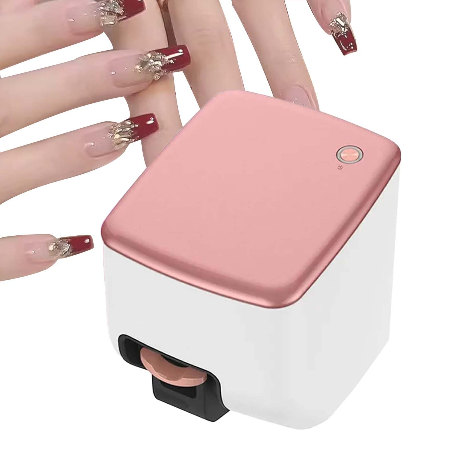 Intelligent 3D Nail Painting Machine, 4800 DPI Portable Digital Mobile Art Printer, Support APP/DIY, Endless Customization, Professional Equipment for