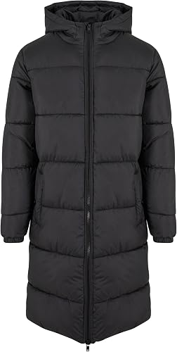 Urban Classics Tb7010-mens Long Puffer Coat Manteaux, Noir, L Homme - 4
