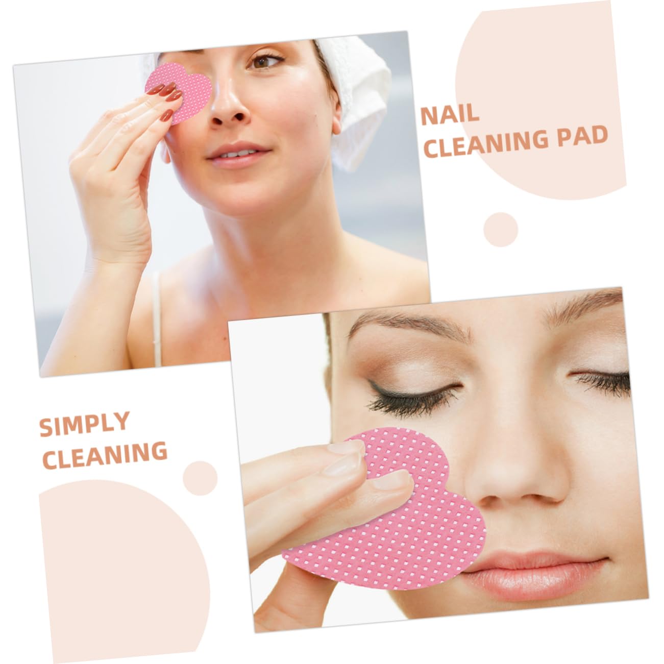 Healvian Salviette Per Rimozione Unghie Pad Cotone Per Unghie Per Nail Art e Rimozione Gel Confezione Pratica e Leggera Utilizzo Domestico e Professionale