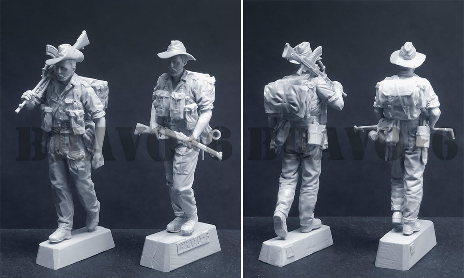 ブラボー6 1/35 WW2 イギリス チンディット特殊部隊セット＃3 (2体入) レジンキット B6-35157 (人)