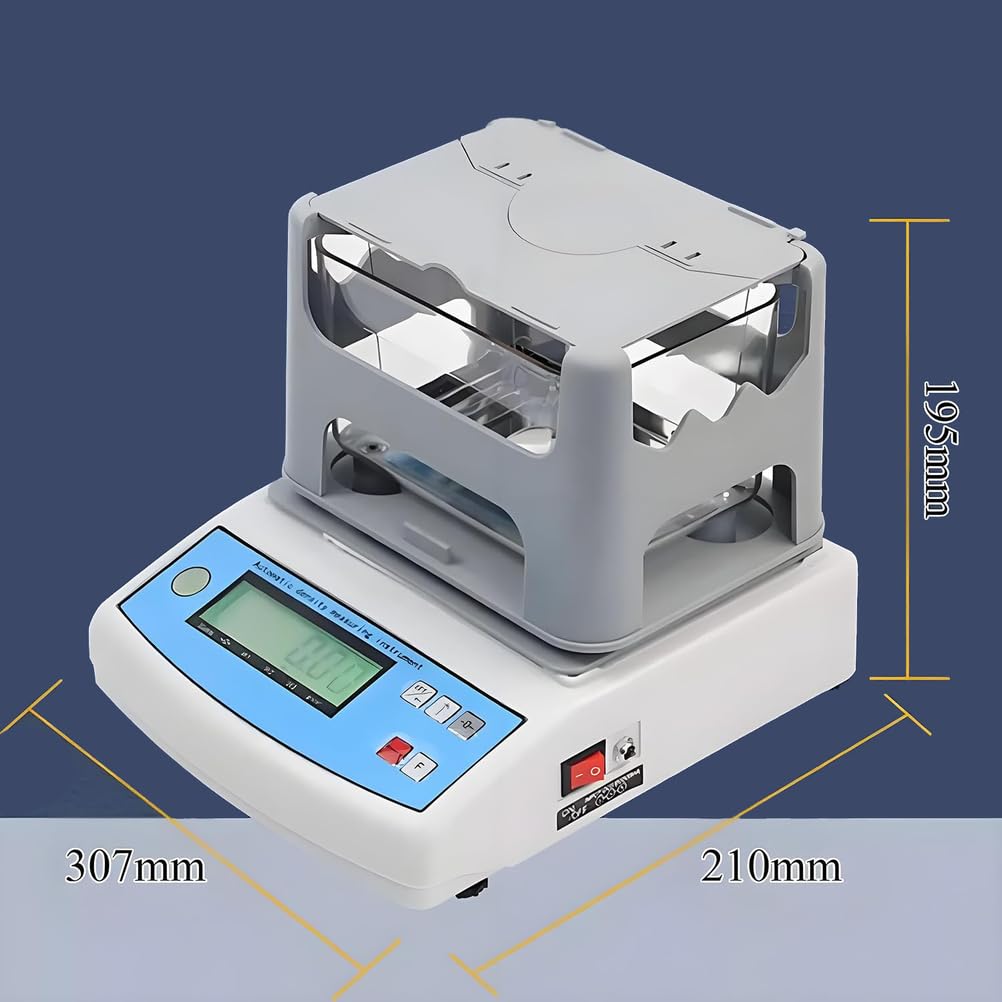 Goldene Reinheitsprüfung, Analysegerät, digitales elektronisches Testgerät mit 300 g / 600 g maximalem Gewicht, präziser Edelmetall-Test für Schmuck, Edelmetalle, Münzen