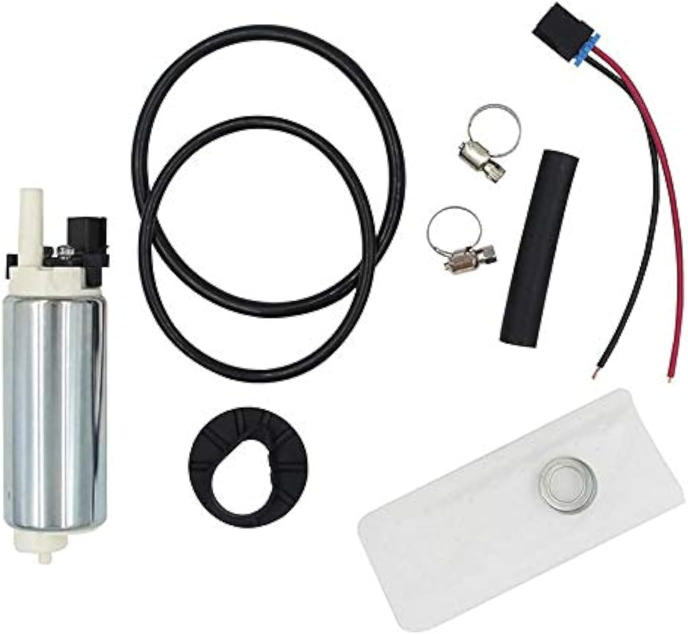 Electric Intank Fuel Pump with Strainer and Install Kit FIT 1984-1996 Buick Regal FIT Cadillac DeVille Chevrolet C1500 4.3L 5.0L 5.7L EP189