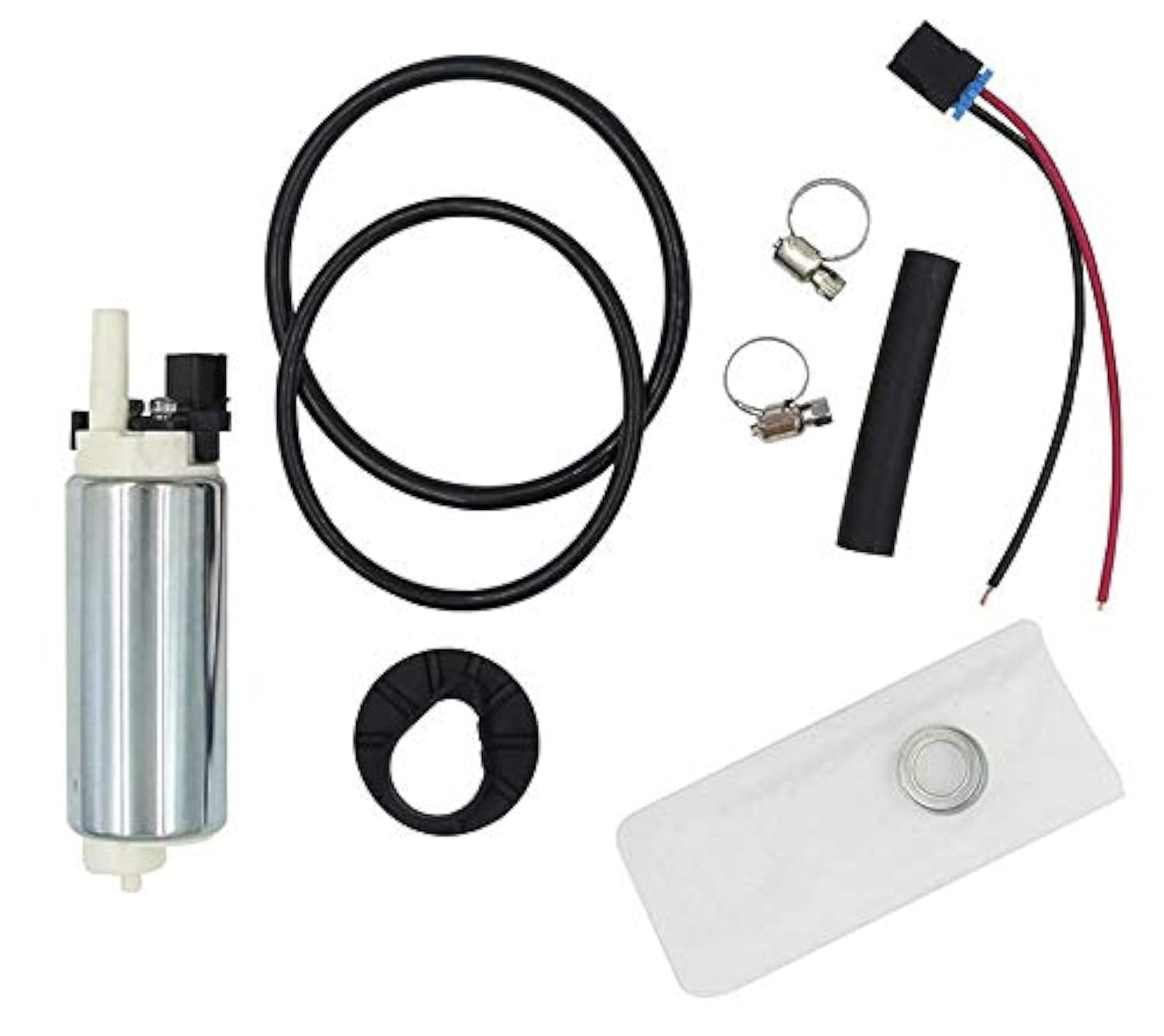 Electric Intank Fuel Pump with Strainer and Install Kit FIT 1984-1996 Buick Regal FIT Cadillac DeVille Chevrolet C1500 4.3L 5.0L 5.7L EP189
