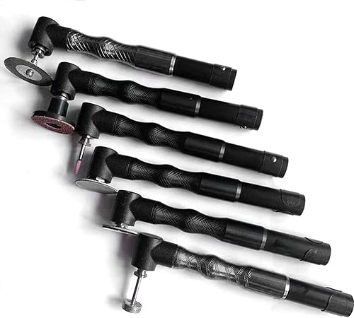 Miniatura 2 de Codo 90 grados Handpiece Kit Flexible Shaft Grinder, máquina pulidora rotatoria para cortar, negro