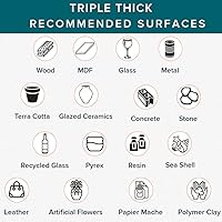 Vista 3 de DecoArt Triple Thick Gloss Glaze - Tarro, 8fl oz (paquete de 3)