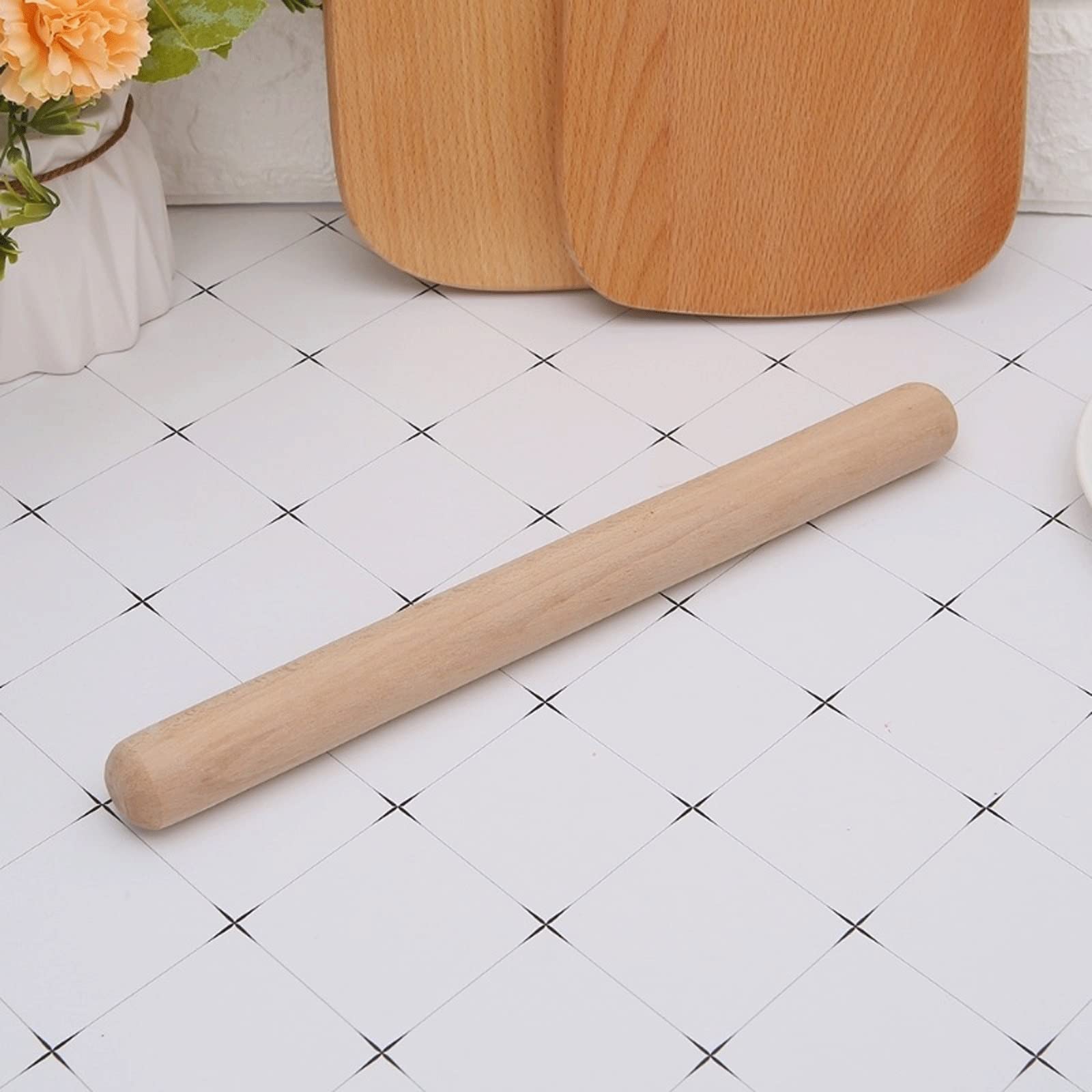 rodillo, Rodillos de masa madera natural for decoración pasteles y