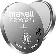 Maxell CR2032H (Large Capacity) Lithium Button Battery (Set of 5) [Eagle Model] #MAX-CR2032H-5]