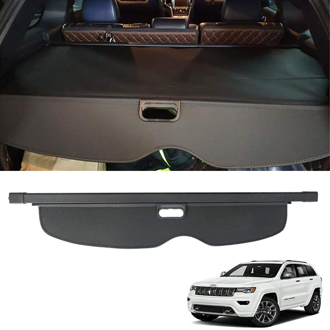 Cortina de privacidad para maletero Jeep Grand Cherokee 2011-2016 antideslizante