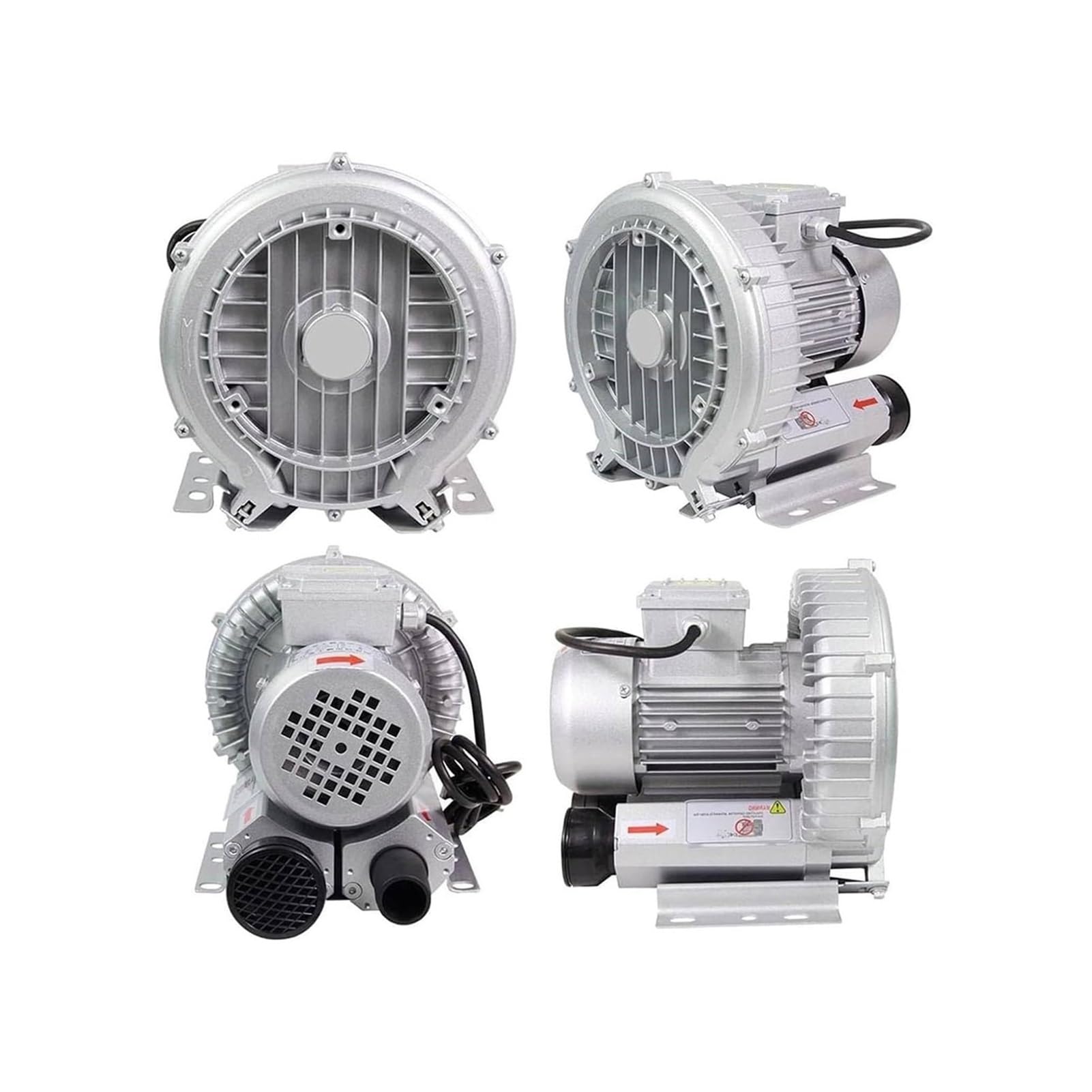 Genérico Soplador de Anillo de vórtice Industrial regenerativo, Ventilador centrífugo de vórtice Potente, Bomba de vacío de Gran Flujo de Aire de 120 W a 7500 W para aireación de estanques de acuicul