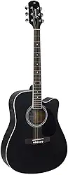 Violão Eletroacústico Dreadnought Aço GDC-1 CEQ Satin Black