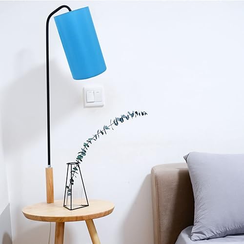 Miniatura 7 de DOITOOL Pantalla de lámpara de lino, pantalla de repuesto de tambor cilíndrico, pantalla con clip en la bombilla, cubierta de luz para candelabros