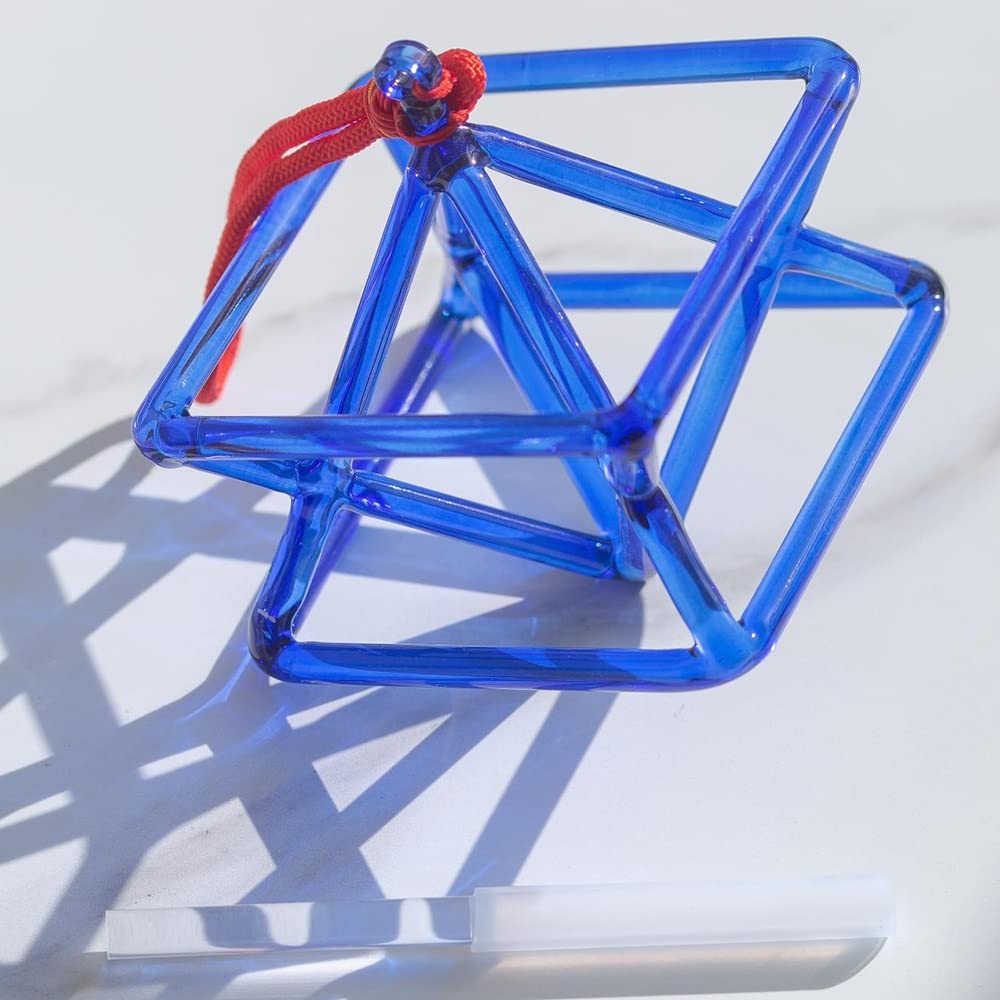 Piramide Di Cristallo Che Canta, For La Meditazione Curativa | Suono eccellente, strumento musicale di guarigione dei chakra perfetto, con percussore(5 Inch)