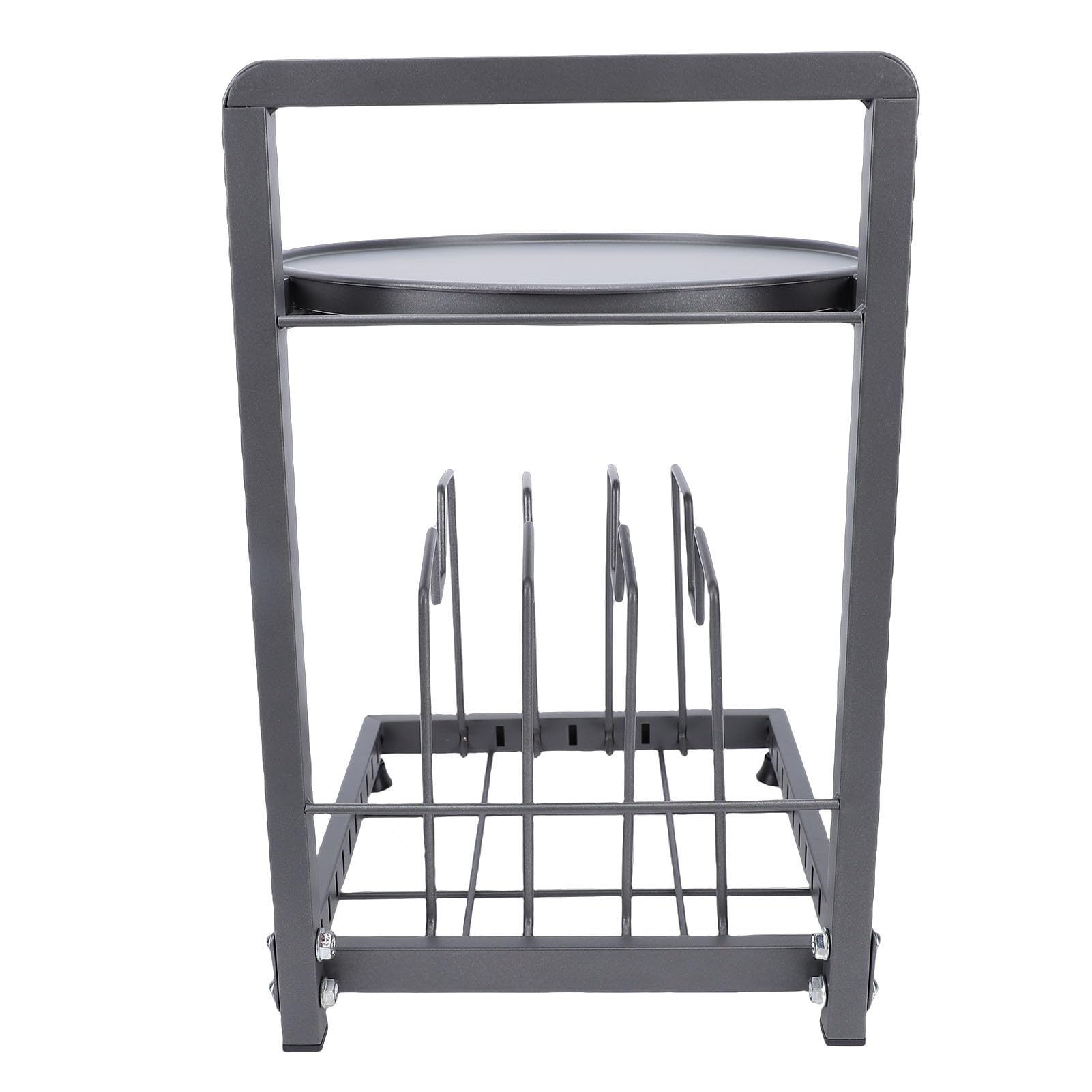 Étagère Organisatrice pour Casseroles et Poêles, 2 Niveaux