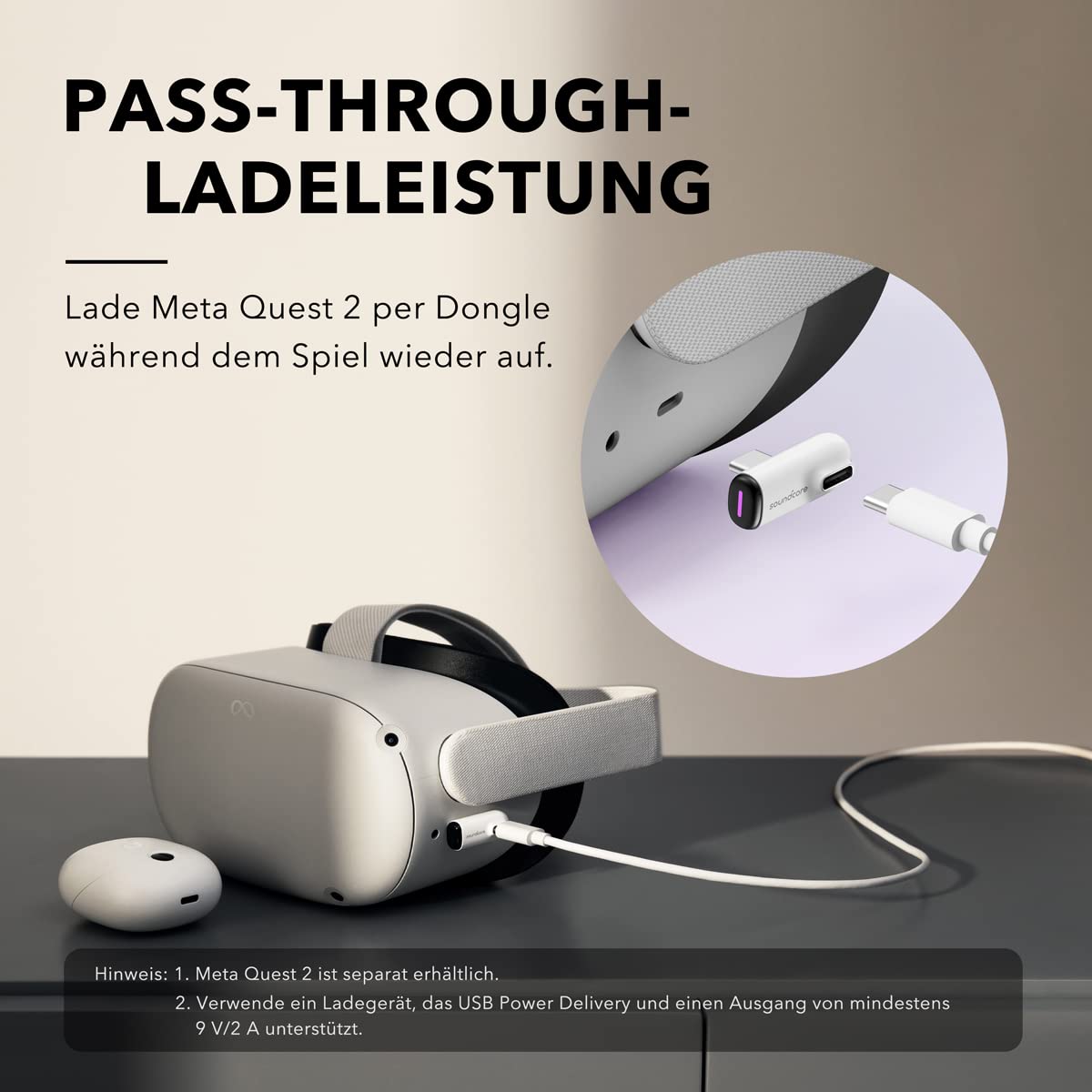 Soundcore by Anker VR P10 Wireless Gaming Headset, zertifiziertes