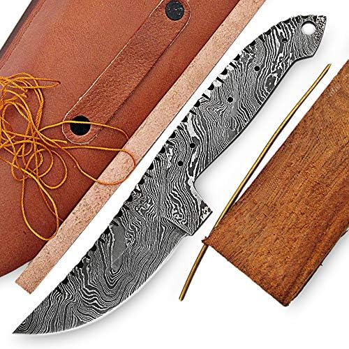 ColdLand 8.25" Hand Damascus Steel Blank Blade