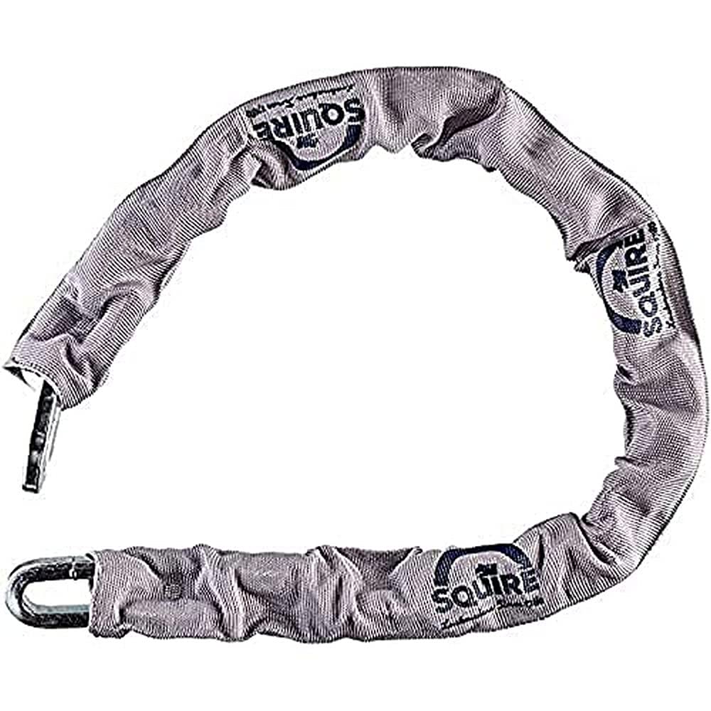 Henry Squire Y Hardened Steel Security Chain with Grey Sleeve, 900 mm Chain (Length) x 10 mm Link (Diameter)